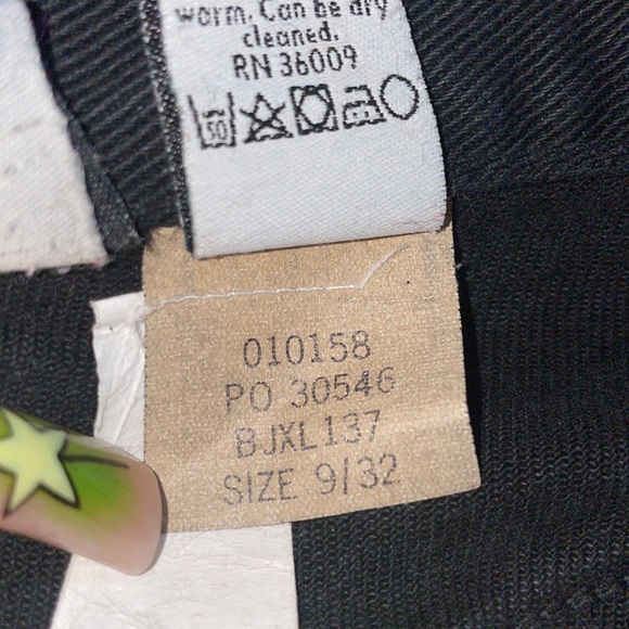 Women’s Calvin Klein Regular Fit Straight Leg 100% Cotton Black Jeans Size 9 - Picture 7 of 10